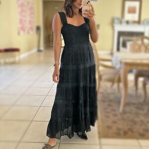 Reformation Hedda blk dress sz 6